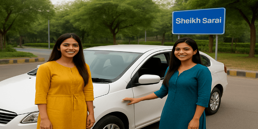 Car Rental in Sheikh Sarai, South Delhi