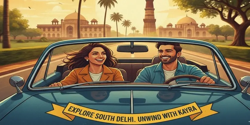 Discover South Delhi, Anytime: Your 24/7 Self Drive Car Rental