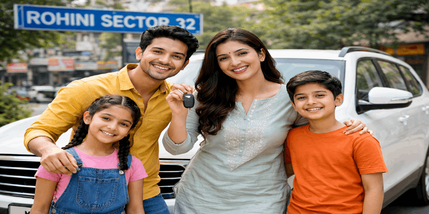 Car Rental in Rohini Sector 32, North Delhi