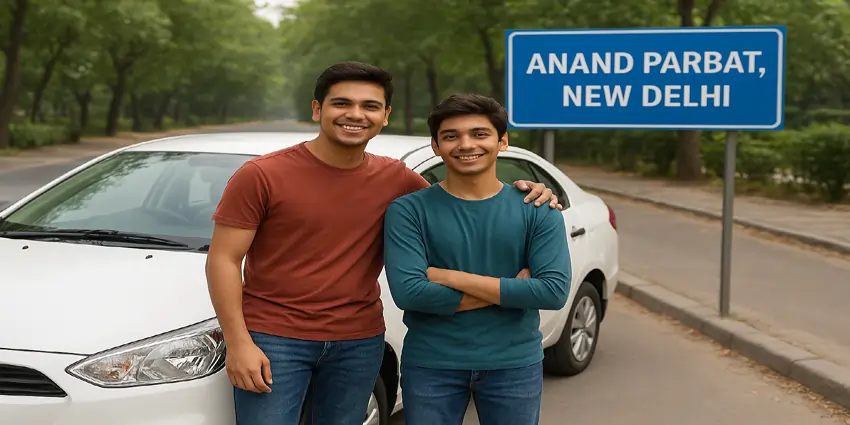 Car Rental in Anand Parbat, New Delhi