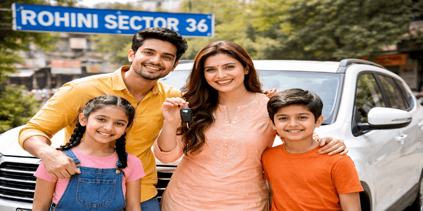 Car Rental in Rohini Sector 36, North Delhi