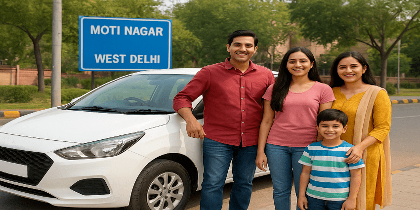 Car Rental in Moti Nagar, West Delhi