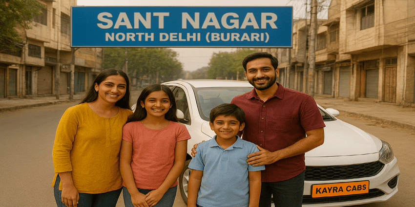 Car Rental in Sant Nagar, North Delhi (Burari)
