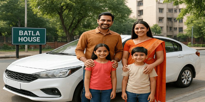 Car Rental in Batla House, South Delhi