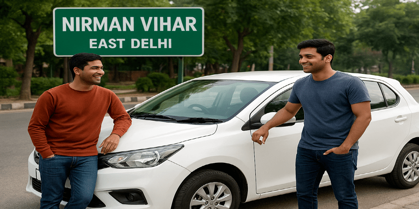 Car Rental in Nirman Vihar, East Delhi
