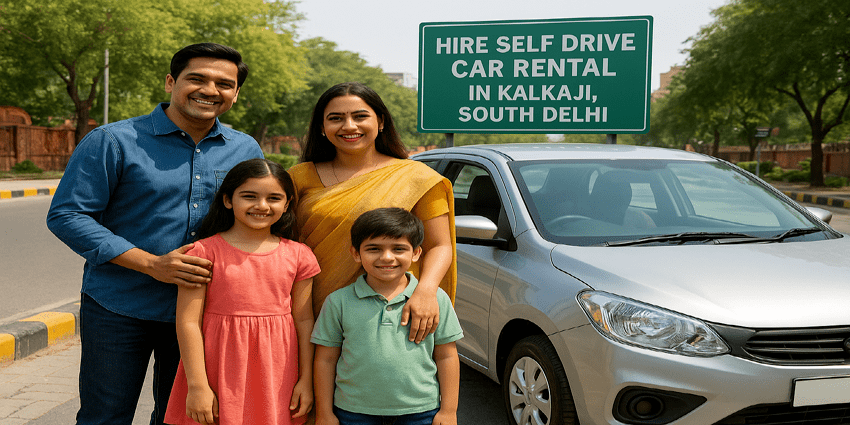 Car Rental in Kalkaj, South Delhi